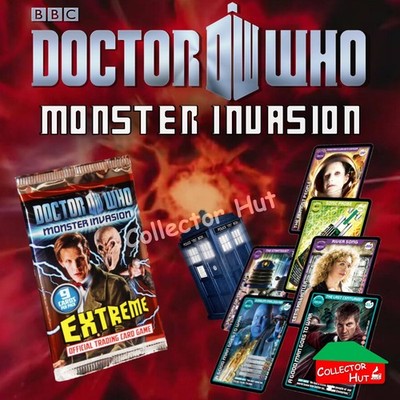 DOCTOR WHO Monster Invasion EXTREME Karten 166-344 Neu Frisch & Sleeved SIE WÄHLEN