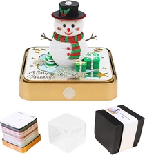 MACTANO 3D Art Calendar Memo Pad 2026, Creative Time Piece small, White 