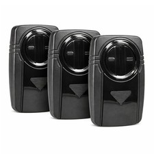 3 Garage Door Opener 2-Button Remote Black for Universal Chamberlain KLIK5U