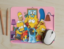 Simpsons Mouse Pad great for Office or Gaming Personalize