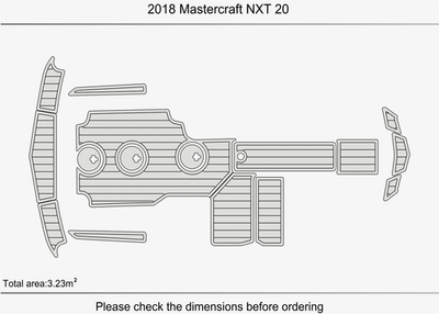 #ad 2018 Mastercraft NXT 20 DuraEVA Boat flooring $535.00