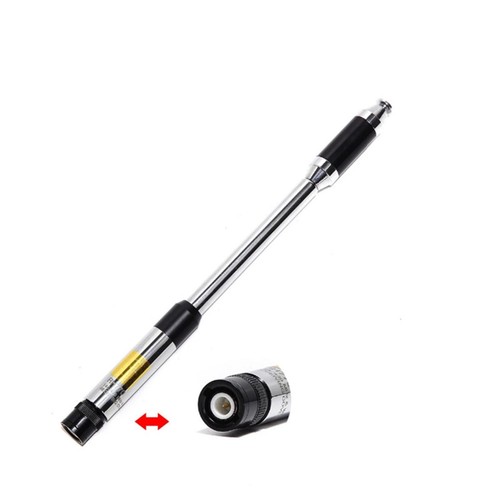 RH770 SMA-Female SMA-Male BNC Dual Band Telescopic Antenna For Baofeng Harvest S - Zdjęcie 8 z 23
