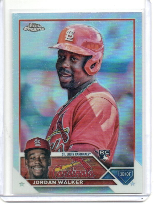 2023 Topps Factory Set Jordan Walker Chrome Rookie Image Variation