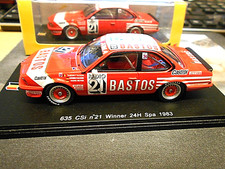 BMW 635 CSi #21 Winner 24h Spa 1983 Tassin Hahne Heyer Bastos lim SP Spark 1:43