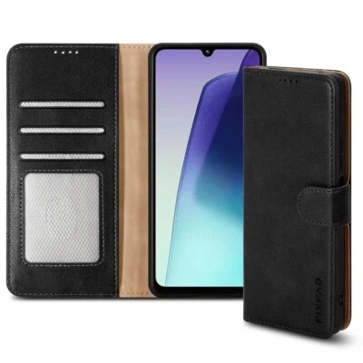 PIXFAB Funda Para Xiaomi Redmi 14C / POCO C75, Cartera Cuero Abatible Bloque RFID Cubierta Teléfono