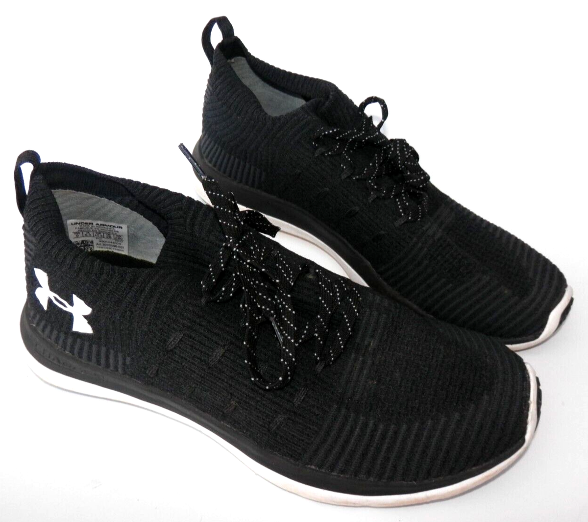 Under Armour I will Run Strong Black Sneakers Shoes US Eur