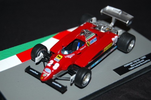 Altaya / Panini 1/43 Ferrari 126C2 Mario Andretti 1982 Die Cast F1 Car Model