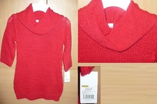 NWT Red Knitted cowl neck short dress Girls 6 NEW with tag