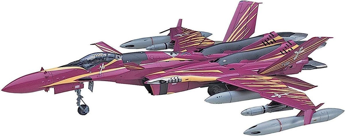 プラモデル完成機 1/72 SV-51γ、Nora type(マクロスゼロ) Hasegawa Macross Zero SV-51γ Nora Machine 1/72 Scale Plastic