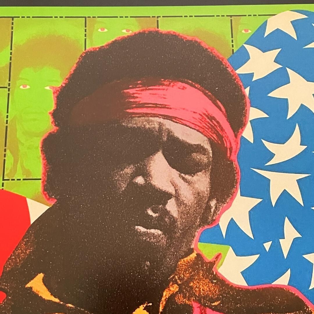 Jimi Hendrix Poster by Kozik 1995 Made in USA Rare Limited Poster