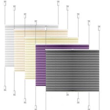 Plisse-rollo Plisseerollo Easyfix ohne Bohren Plissee Jalousie verspannt Faltsto