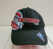 Vtg DREW PEARSON Hat Signature Series Detroit Pistons Youth Cap 