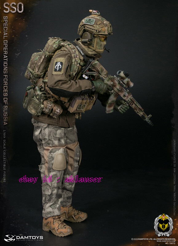 DAMTOYS 1/6 ロシア特殊作戦軍 SSO アクションフィギュア Damtoys 1/6 Dam78075 Specialoperations Forces Of Russia (Sso
