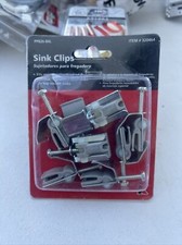 Plumb Pak PP826-84L Sink Clips for Franke Stainless Steel Sinks Pack of 8