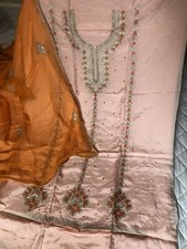 Punjabi Suit Unstitched  Designer Salwar Kameez  Indian Style  Punjabi Style