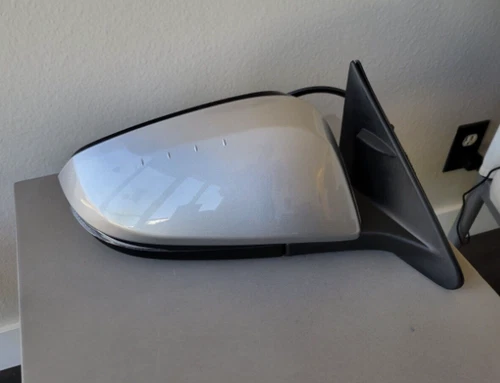 NEW SILVER Mirror FITS 17-19 Toyota Highlander RH Passenger LIMITED