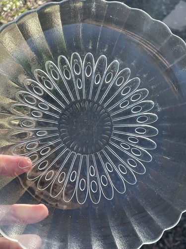 Libbey Glass Boquet Clear Dinnerware Set of 8 Plates Bowls - Picture 7 of 7
