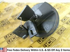 JCB PARTS -  GENUINE JCB DIESEL FILLER CAP WITH 2 JCB KEYS (PART NO.332/F8215)