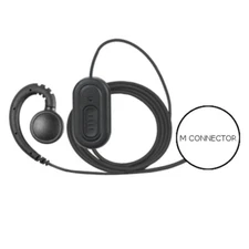 Wrap Tight 1-Wire Swivel Earpiece for Kenwood 2-Pin Two Way Walkie Radios