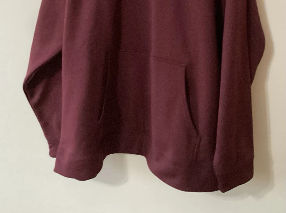Мужская толстовка с капюшоном Charles River Apparel размер XXLarge темно-бордовая новая - Изображение 4 из 4