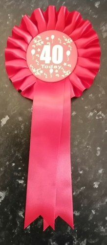 Happy Birthday Rosettes (18,21,30,40)*FREE POSTAGE* - Picture 12 of 12