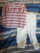 Gymboree Creative Types Toddler Girl 3t 2pc Striped Sweater Set NWT So Soft