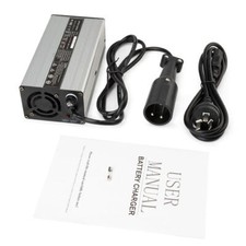 48V/6A Snap Head 3Pin Plug Battery Charger fit Club Car Ezgo Golf Cart