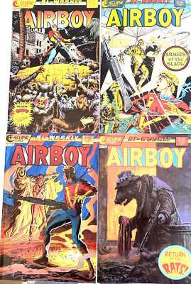AIRBOY. NUMBER'S  19. 26. 28-29  (4 ISSUES 1987 LOT). ECLIPSE.
