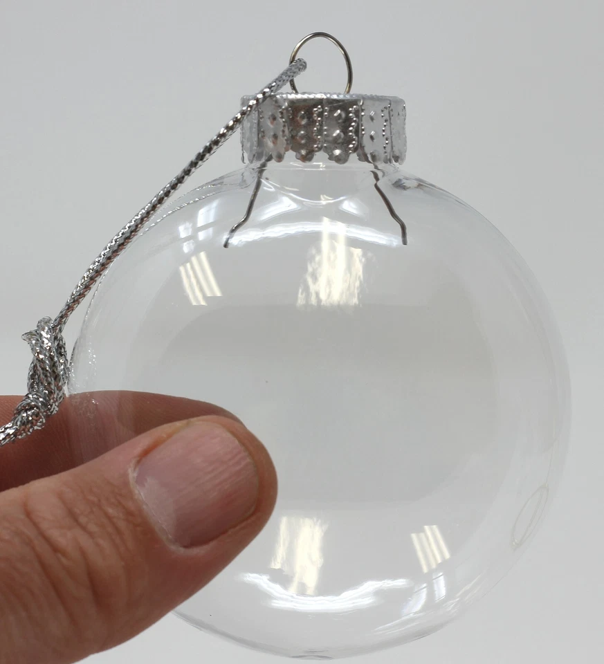 Clear Plastic Ornament Discs 100mm (3.94") Diameter - Pack of 12  - Image 3 of 4