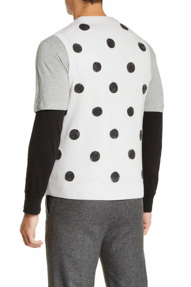 Chaleco informal Band Of Outsiders para hombre gris 100 % lana con botones talla US 2XS XS S Foto 2 de 2