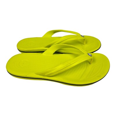 Crocs Crocband Damen Flipflop Neon Gelb EUR 38-39