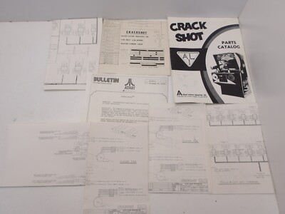Allied Leisure: Crack Shot -Gun Game- Manual & Schematics Set - NOS