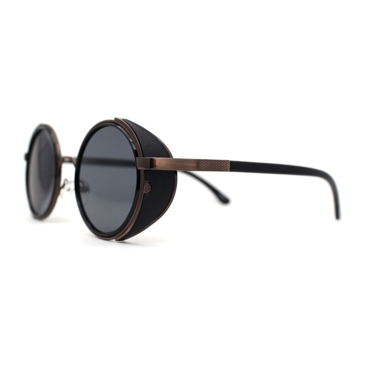 個人装備 DEAD STOCK WILLSON USA STEAM PUNK ROUND Side Visor Circle Round Lens Retro Victorian Steam Punk