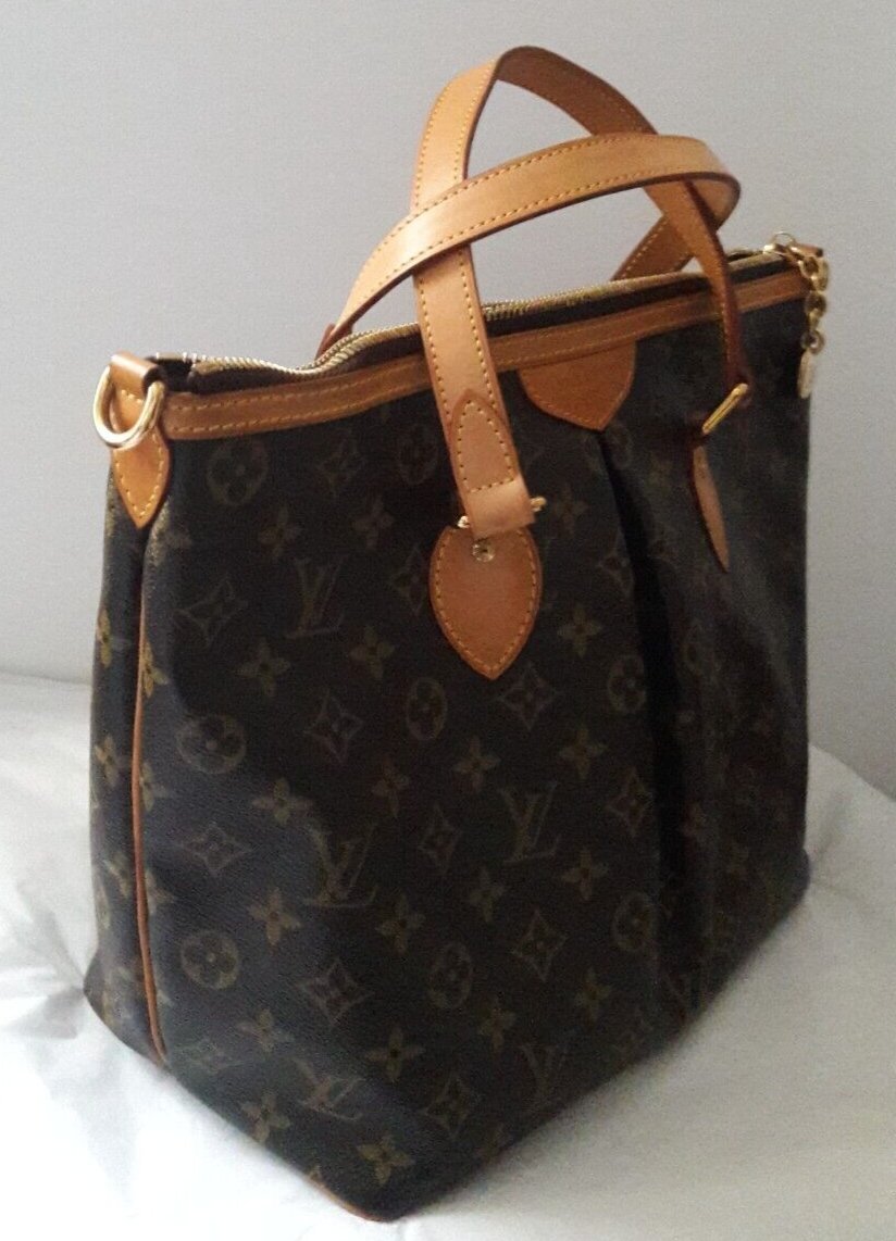 【超美品】 LOUIS VUITTON パレルモPM AUTHENTIC LOUIS VUITTON PALERMO PM MONOGRAM SATCHEL BAG