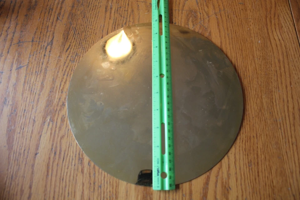 Letrero TNT Explosión Dynamita Latón 10" Azul Esmalte Redondo Decoración Placa Foto 2 de 2