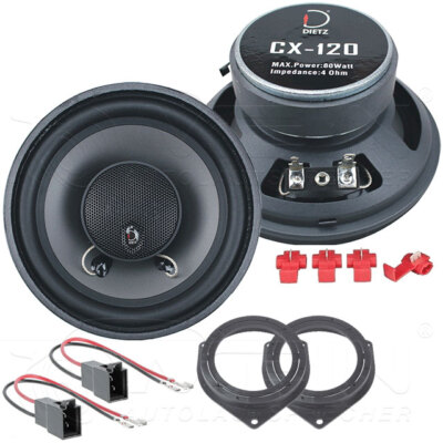 DIETZ AUTO LAUTSPRECHER für OPEL CORSA D 2006-2014 Heck Hinten 2-Wege 80W #BENS