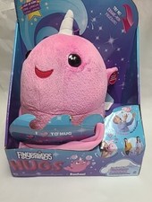 Fingerlings HUGS-Rachel Pink Glitter -Interactive Plush Narwhal by WowWee-NEW