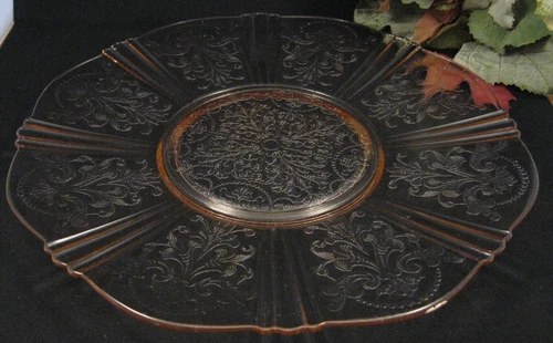 MACBETH EVANS PINK AMERICAN SWEETHEART 12in SALVER