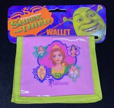 New DreamWorks - Disney - Shrek The Third Princesses Fiona Pink Wallet Bifold