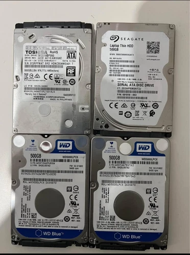 2.5" 4x500gb HDD Seagate Samsung WD HGST Toshiba Internal Laptop/xbox/playstatio