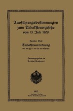 Reichsschatzam Reichsschatzamt | Ausführungs...