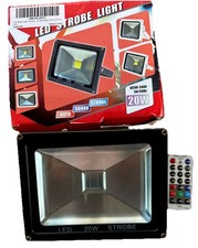 20 Watt LED Strobe Sound Activated Party Light Remote Control DJ Lights