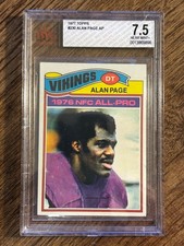 1977 Topps Alan Page All Pro #230 BVG 7.5 NM+