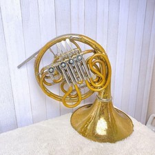 YAMAHA YHR-764 Full Double French Horn Used With Hard Case Mouthpiece Maintained