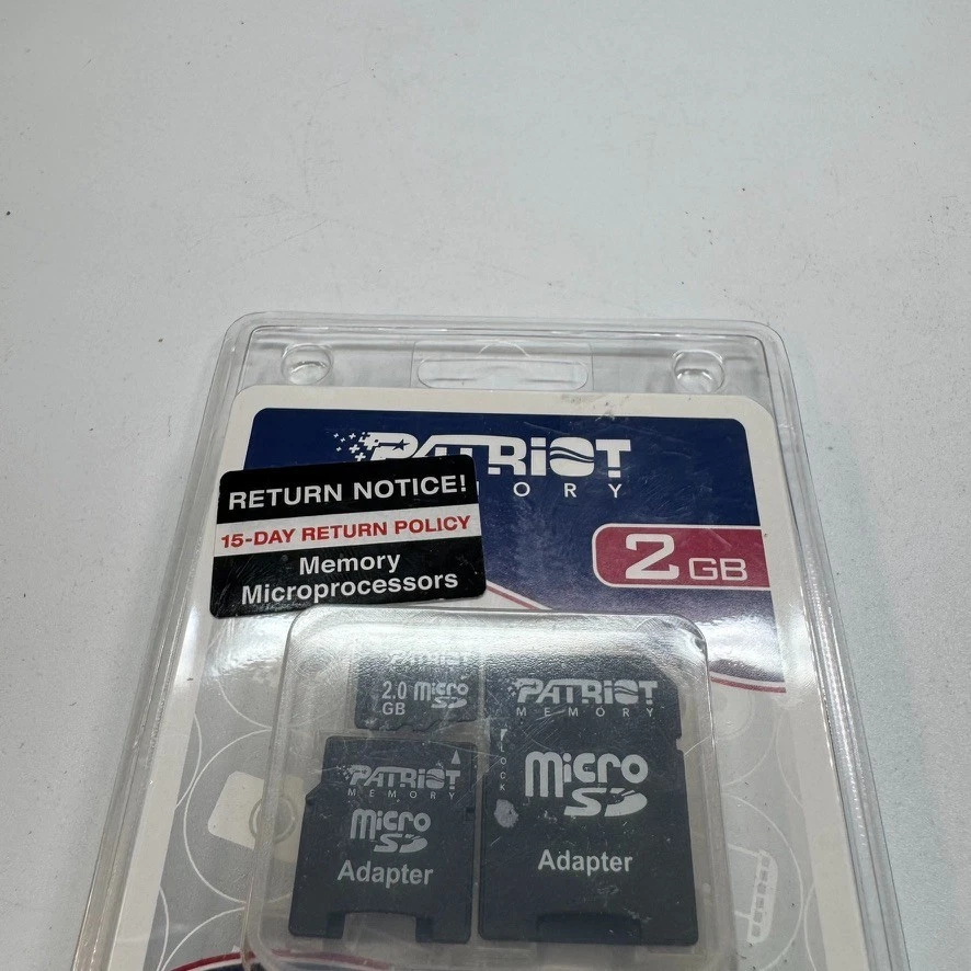Patriot Memory Signature 2 GB Micro Sd HC 3 In 1 Class 6 Micro Mini SD CARD New - Image 2 of 3