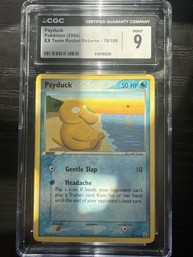 Psyduck graded CGC 9 for sale on eBay