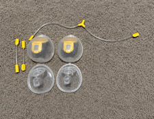 Medela Breast Cushion Replacement Parts Set, Clear Yellow Silicone Parts