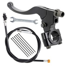 7/8" Handlebar Left Clutch Lever and 39" Clutch Cable with Adjuster Black