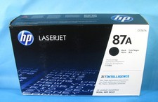 GENUINE HP 87A BLACK TONER CARTRIDGE - CF287A - FREE SHIPPING - OPEN BOX