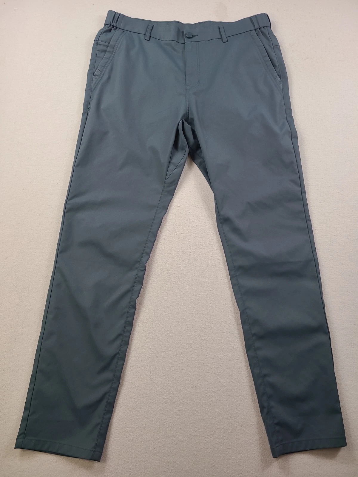 Jack Archer Jettsetter Tech Pants Mens 34x32 Green Lightweight Golf Slim Fit